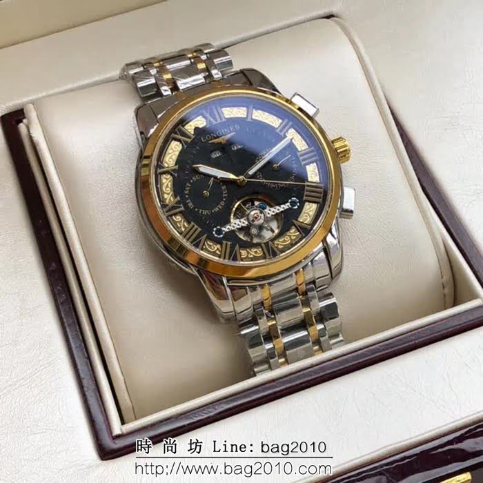 LONGINES浪琴 多功能新品 精品男士腕表 WSS0359